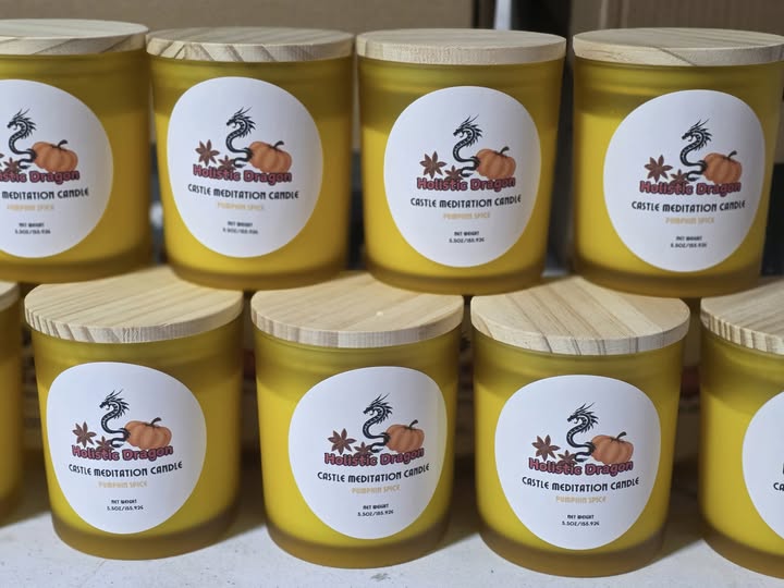 Castle Meditation Candle